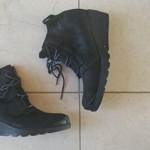 New Sorel Envie Lace wedge comfort boots 6.5 37.5